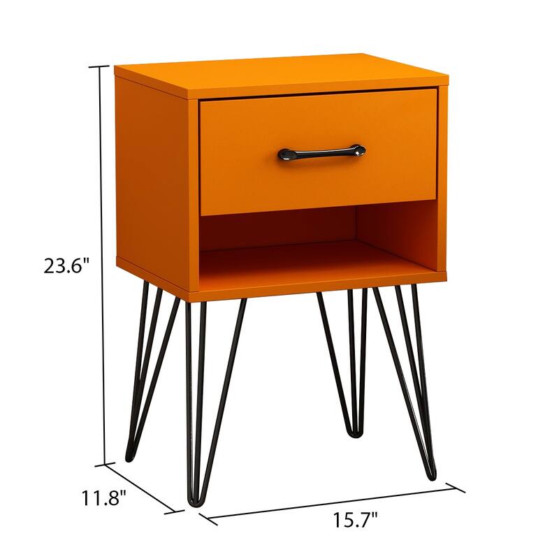 1-drawer Modern Nightstand