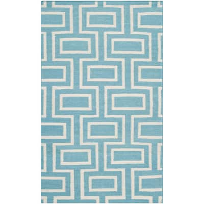 SAFAVIEH Handmade Flatweave Dhurries Iacobina Modern Moroccan Wool Rug