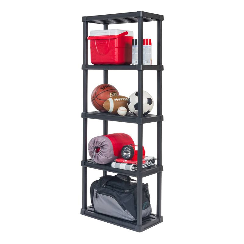 IRIS USA® Plastic Rack Shelf - Black