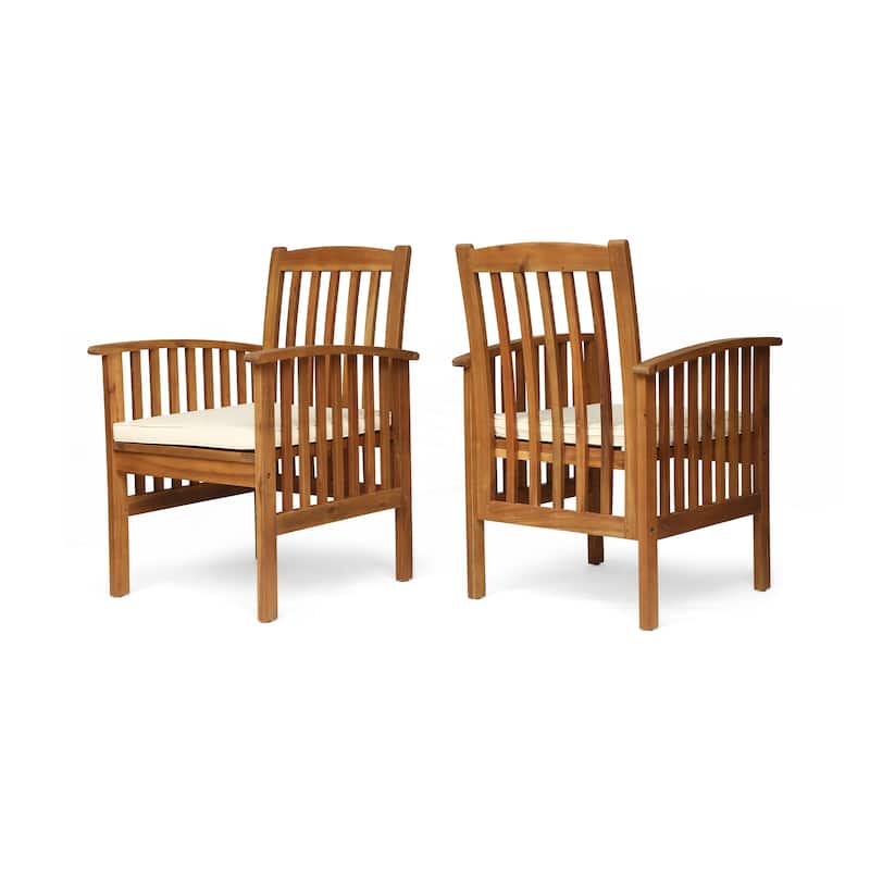 Acacia Wood Patio Chairs