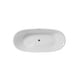 preview thumbnail 10 of 173, Adler Soaking Bathtub in Glossy White