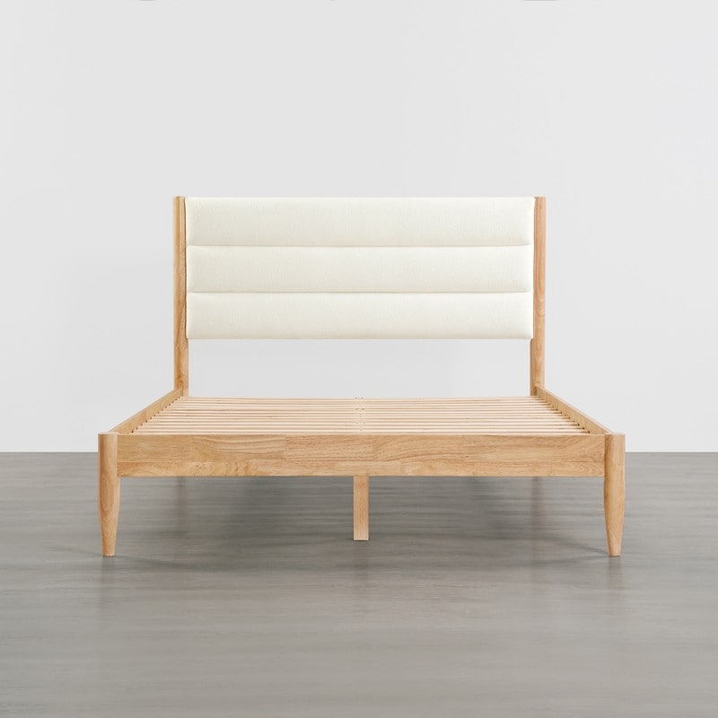 Mason Upholstered Platform Bed Frame with Headboard