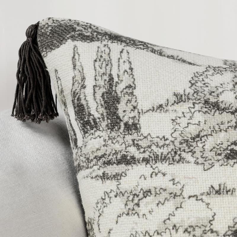 Villa by Classic Home Stonework 22" Blend Throw Pillow