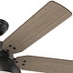 preview thumbnail 4 of 23, Hunter 52" Mill Valley Outdoor Ceiling Fan with LED Light Kit and Pull Chain - Farmhouse, Industrial, Rustic - DAMP RATED!