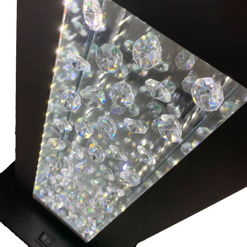 Ardair Contemporary Metal On-Off Line Switch Table Lamp with USB by Furniture of America
