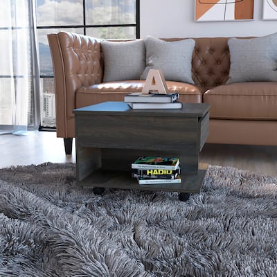 Living Room Storage Table With Pulley