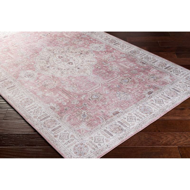 Livabliss Traditional Iris Medallion Area Rug