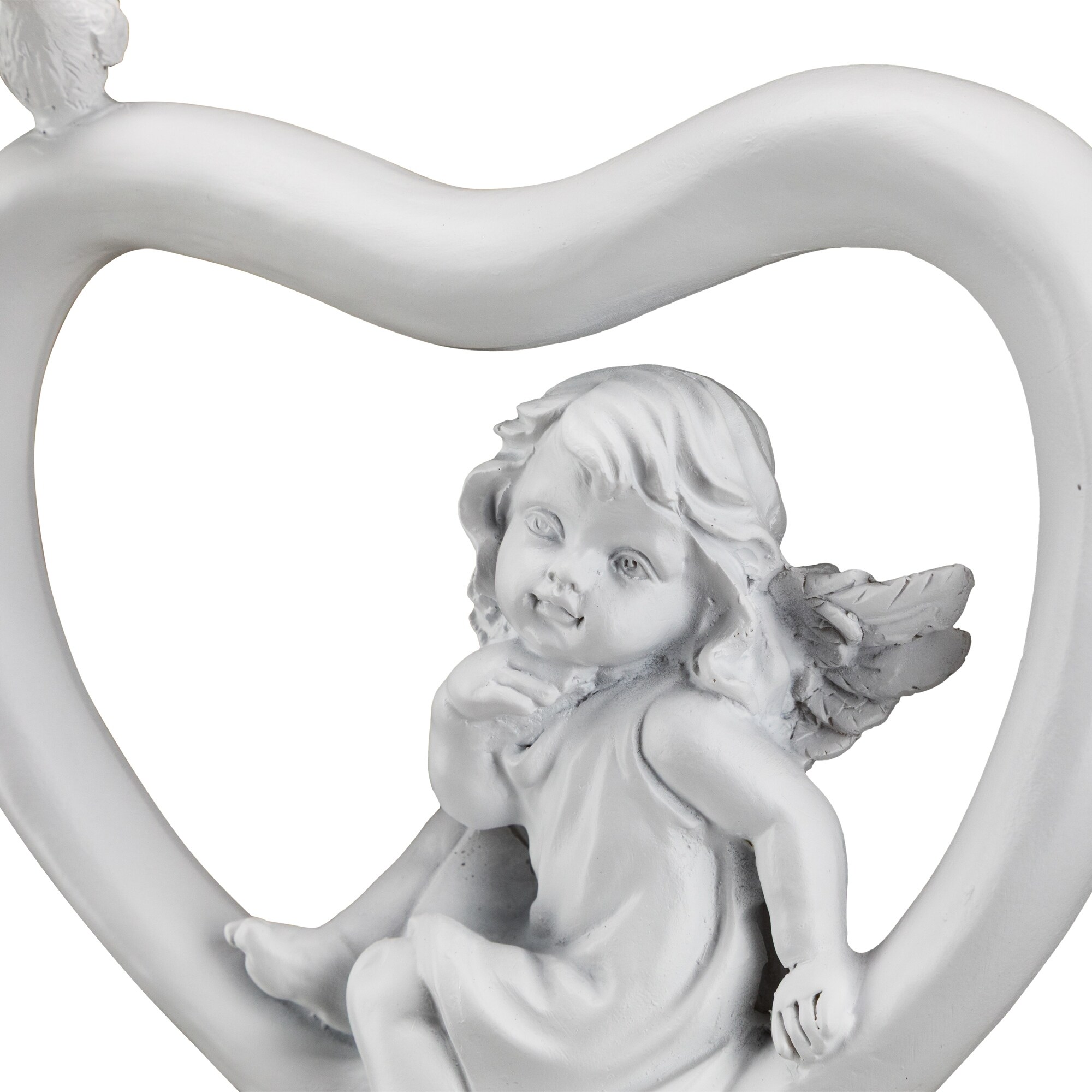 Cherub Heart with Bird Decoration - 7\, image size:2000x2000