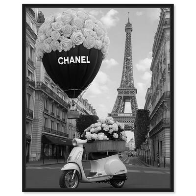 Scooter and Glam Balloon II Canvas by Art Remedy