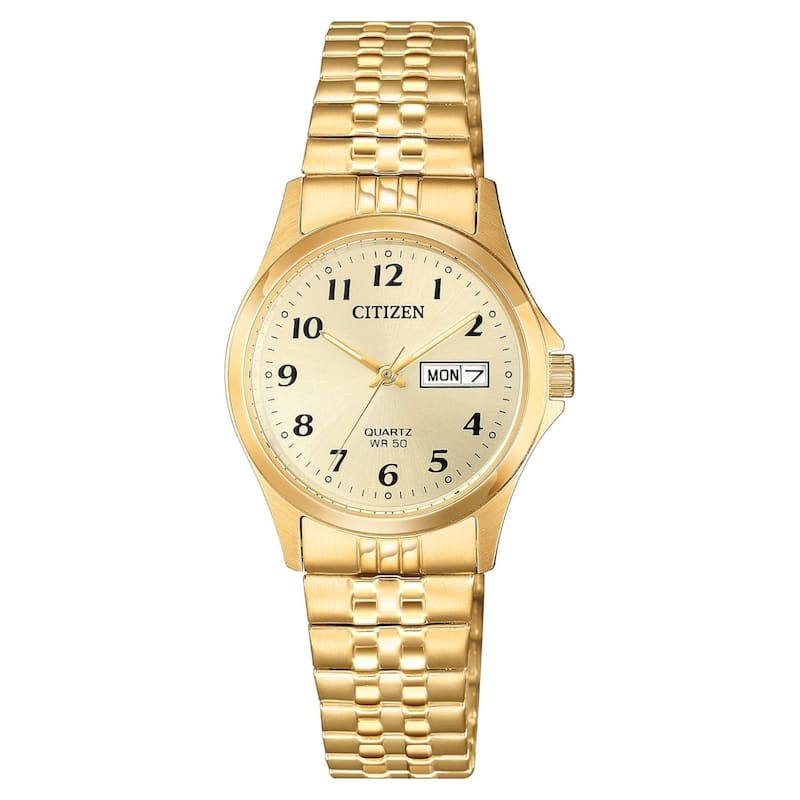 Citizen Women's Classic Gold Dial Watch - EQ2002-91P - 6 (36)