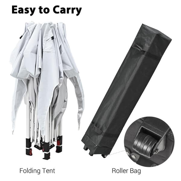 InstaHibit 10x10 Pop up Canopy Lightweight UV50+ Instant Portable Tent