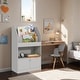 preview thumbnail 1 of 10, Toy Storage Cabinet,Kids Bookcase Children's Bookshelf for Kids Room