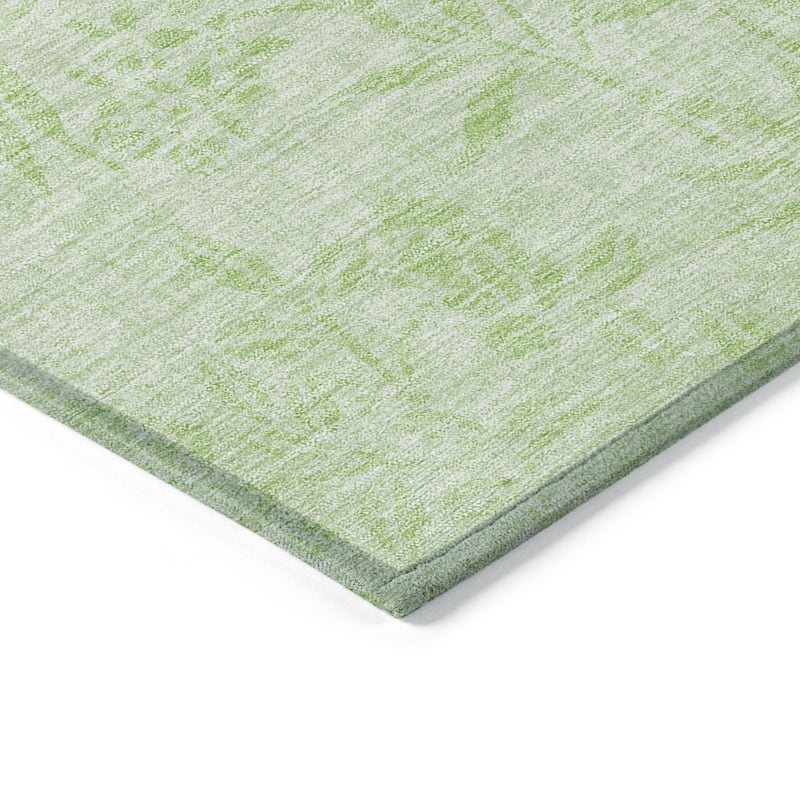 HomeRoots Floral Transitional Rectangle Outdoor Rug