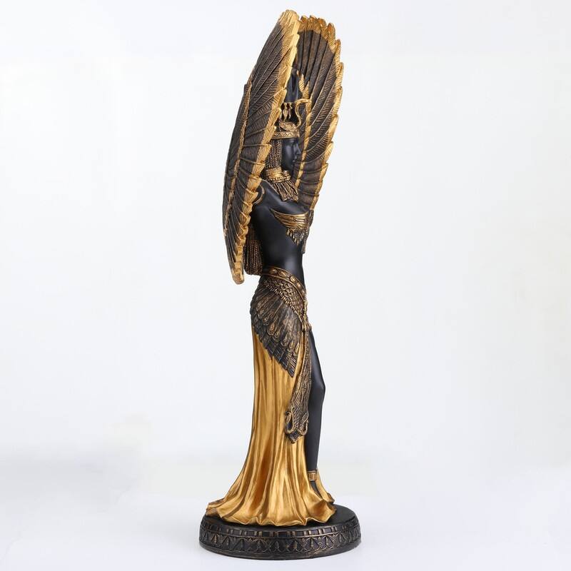 13.39 inches Height Polyresin Isis the Egyptian Goddess of Magic and Wisdom Multicolor Finish Figurine