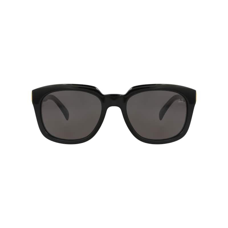 Dunhill Square-Frame Recycled Acetate Sunglasses - Black Black Grey - Black - Grey Lens