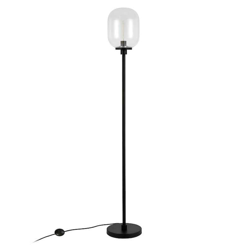 Agnolo 69" Tall Floor Lamp with Glass Shade