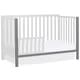 preview thumbnail 2 of 1, Dream On Me Ridgefield Convertible Crib Conversion Post Storm Grey
