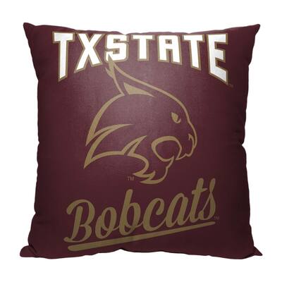 NCAA Sun Belt Conference Alumni 18 Inch Throw Pillow