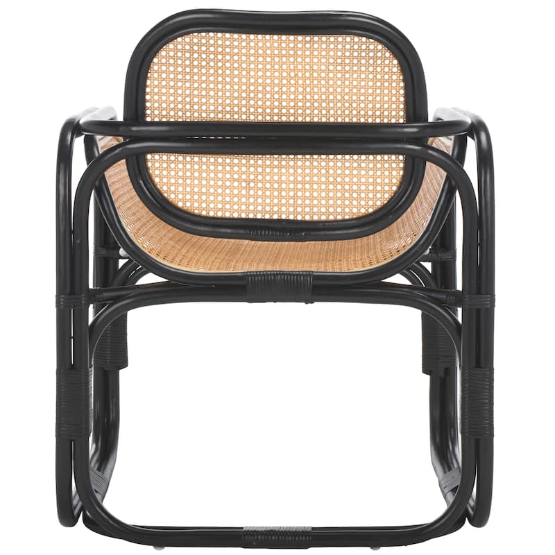 SAFAVIEH Nadie Rattan Accent Chair (Fully Assembled) - 28"W x 28"D x 35"H