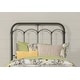 preview thumbnail 1 of 5, Hillsdale Furniture Jocelyn Metal Headboard Only, Black Sparkle
