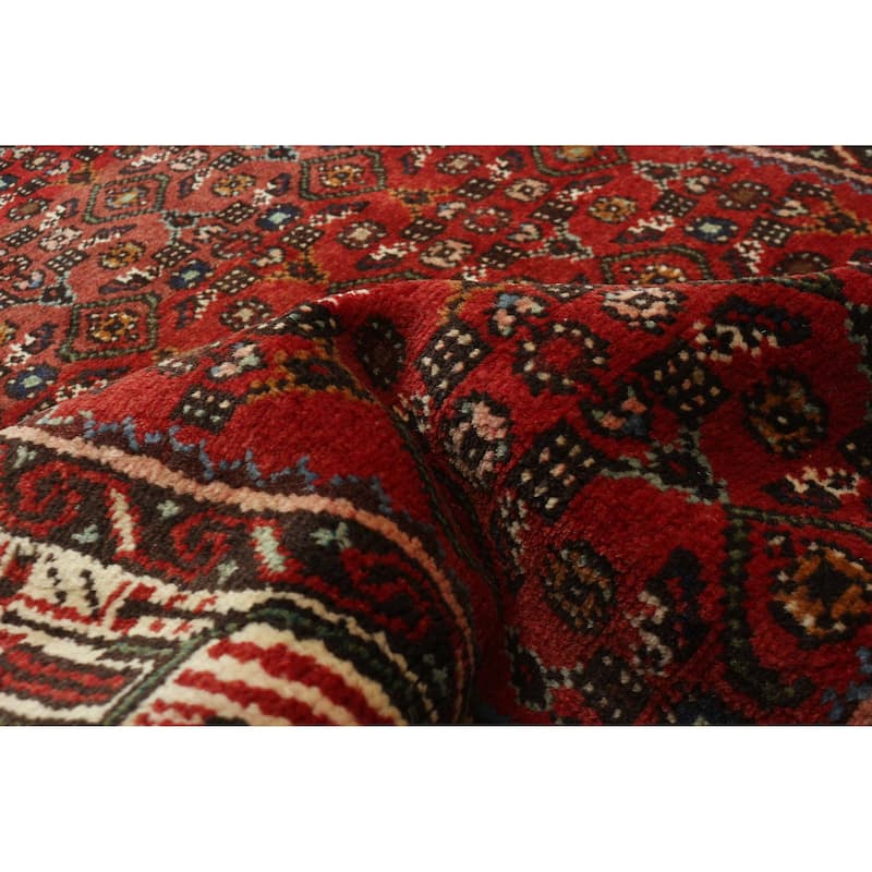 ECARPETGALLERY Hand-knotted Andelz Red Wool Rug - 2'10 x 12'4