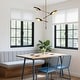 preview thumbnail 32 of 45, Modern Multi-Light Large Black Gold Sputnik Chandelier Metal Pendant Lights for Dining Room