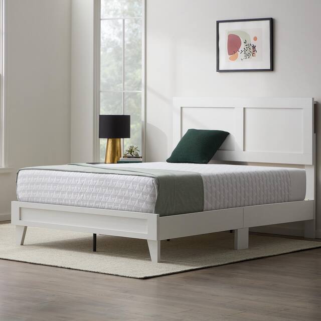 Brookside Lily Double Framed Wood Platform Bed with Headboard