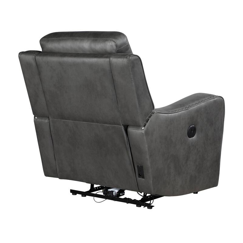 Rowan 36.5" Reclining Chair - Nailhead Trim, Removable Seat Back