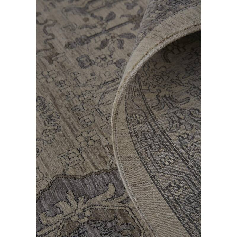 Gilford Rustic Persian Farmhouse Rug, Beige/Warm Gray, Accent Rug