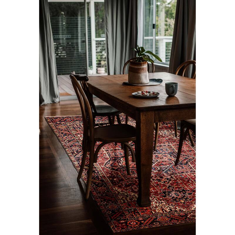 ECARPETGALLERY Hand-knotted Sarabi Red Wool Rug - 8'8 x 11'10