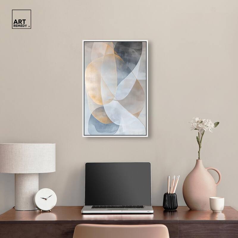 Blue Haze Canvas by Art Remedy
