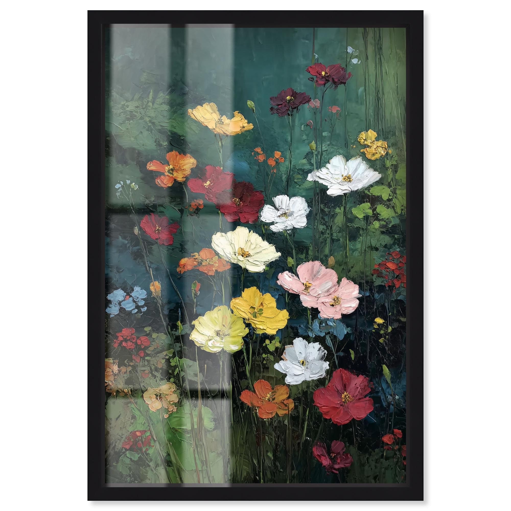 Wild Garden Kitchen Wall Decor Shadowbox Print by Art Remedy