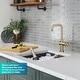 preview thumbnail 139 of 165, Kraus Urbix Industrial Solid Brass Kitchen Faucet