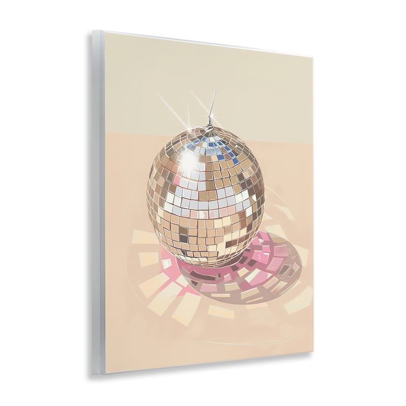 Stupell Dazzling Disco Ball Refraction Wall Plaque Art Design By Arlington Prints