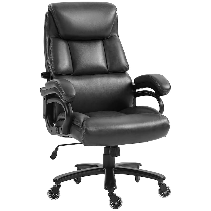 Vinsetto PU Leather Office Chair - Black
