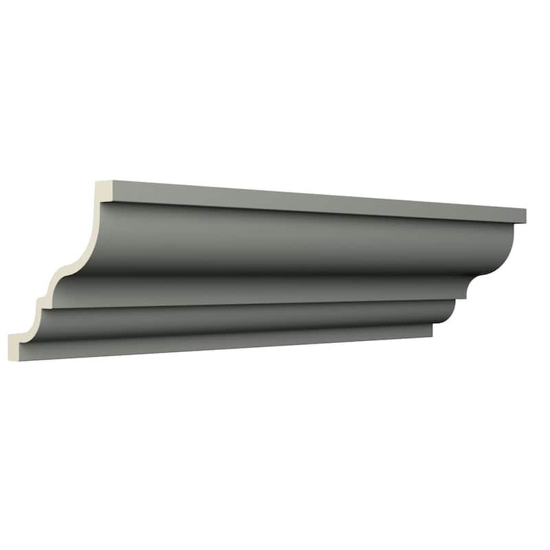 7 7/8"H x 7 7/8"P x 11 1/8"F x 96"L Owen Crown Moulding - 1-Pack