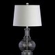 preview thumbnail 21 of 35, Edward 25" Glass LED Table Lamp, Mercury Silver/Brass Gold (Set of 2) by JONATHAN Y