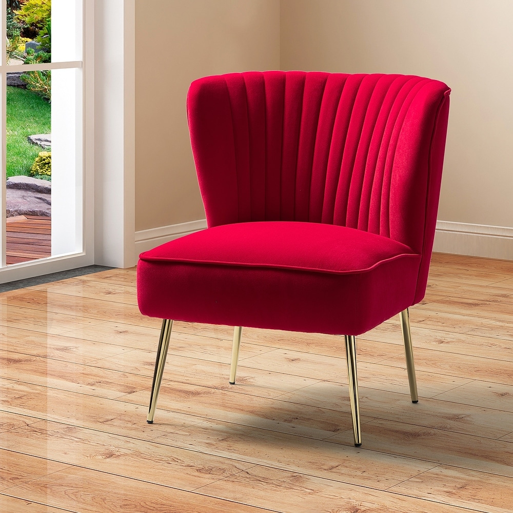 Red comfy sales chair
