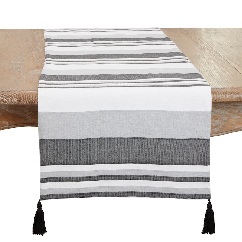 Pleated Perfection Table Runner - 16"x72" - 16"x72" - Grey