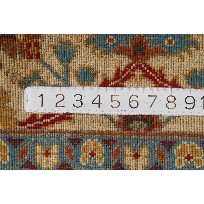 Floral Kazak Oriental Foyer Rug Traditional Hand-Knotted Wool Carpet - 2'0" x 3'0"