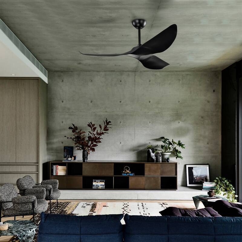 Duncan Modern 3 Bladed Ceiling Fan with Remote