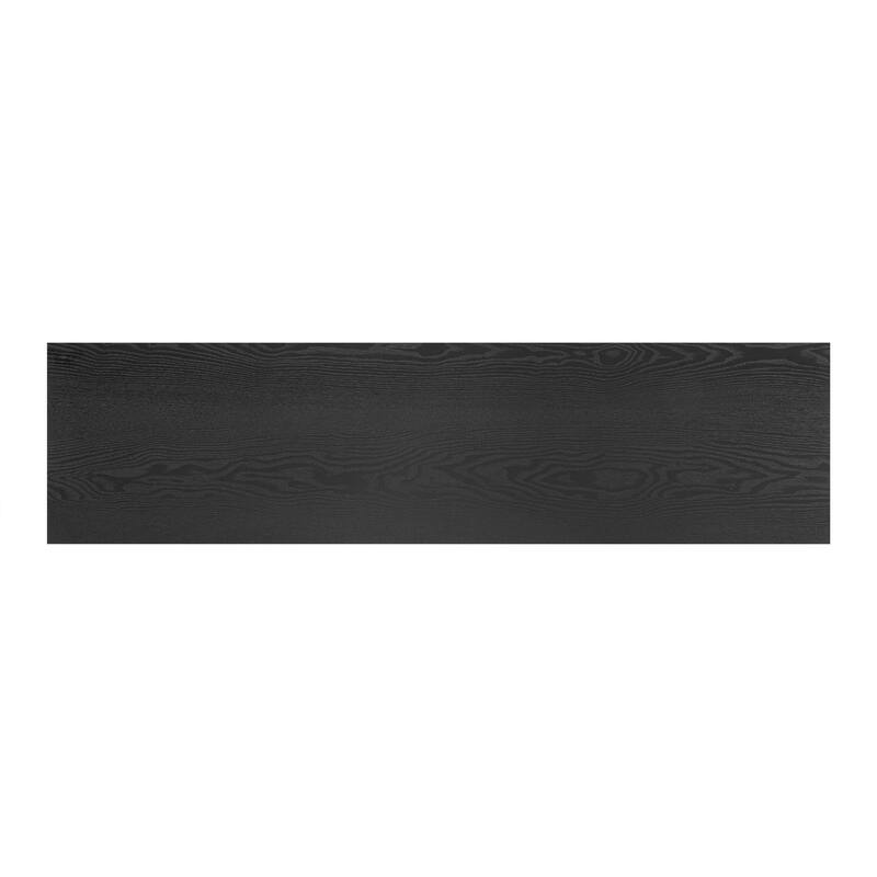 Black TV Cabinet Buffet Cabinet Console Table Adjustable Shelves Sideboard