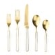 preview thumbnail 34 of 33, Mepra Fantasia Ice Gold Flatware Set