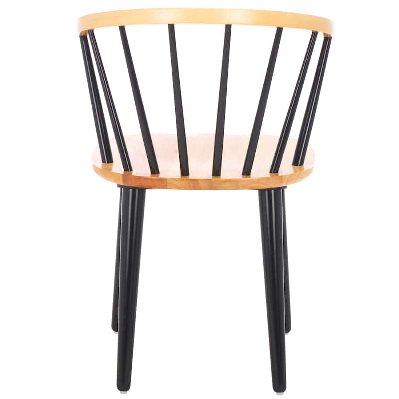 SAFAVIEH Home Blanchard 18-inch Curved Spindle Side Chair [SET of 2] - 21"W x 21"D x 30"H