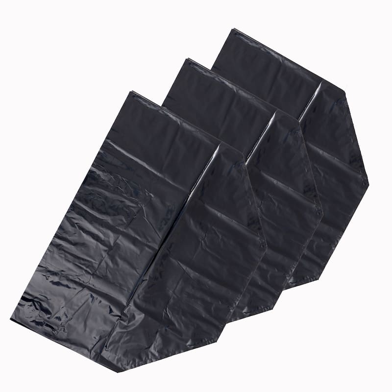 440lb Capacity Heavy-Duty Collapsible Wagon - with Storage Straps & 3-Piece Liner Bag Set