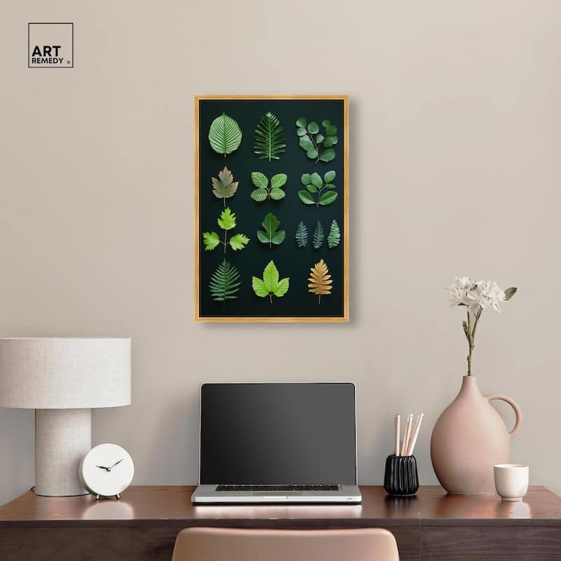 Leaf Library I Canvas by Art Remedy