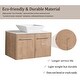 preview thumbnail 7 of 62, Beingnext 24"/30" Single Bathroom Vanity with Sink, Floating Bathroom Vanity with 2 Soft Close Doors
