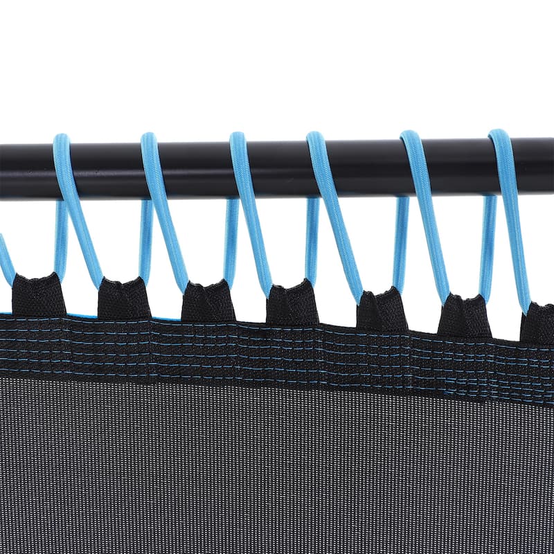 Soozier Portable & Foldable Small Exercise Trampoline with 3-Level Adjustable T-Bar, Great for Adults Working Out