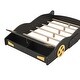 preview thumbnail 6 of 26, Full Size Race Car-Themed Platform Bed with Functional Wheels and Built-in Storage