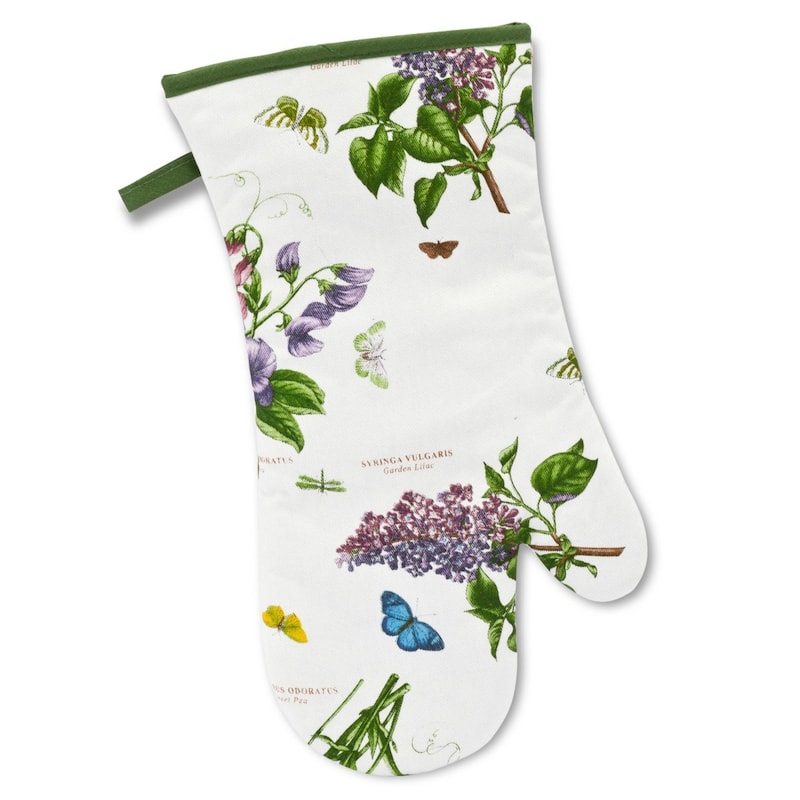 Pimpernel Botanic Garden Collection Oven Glove - 14.5" x 8" - 14.5" x 8"